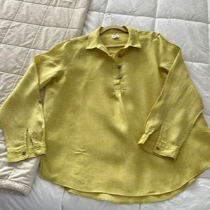 100% linen tunic top